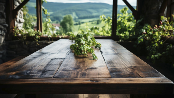 Jak dbać o stół z drewna?
